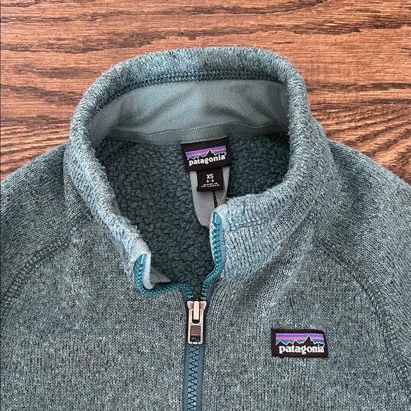 Patagonia Teal Full-Zip Fleece Jacket - Picture 2 of 2